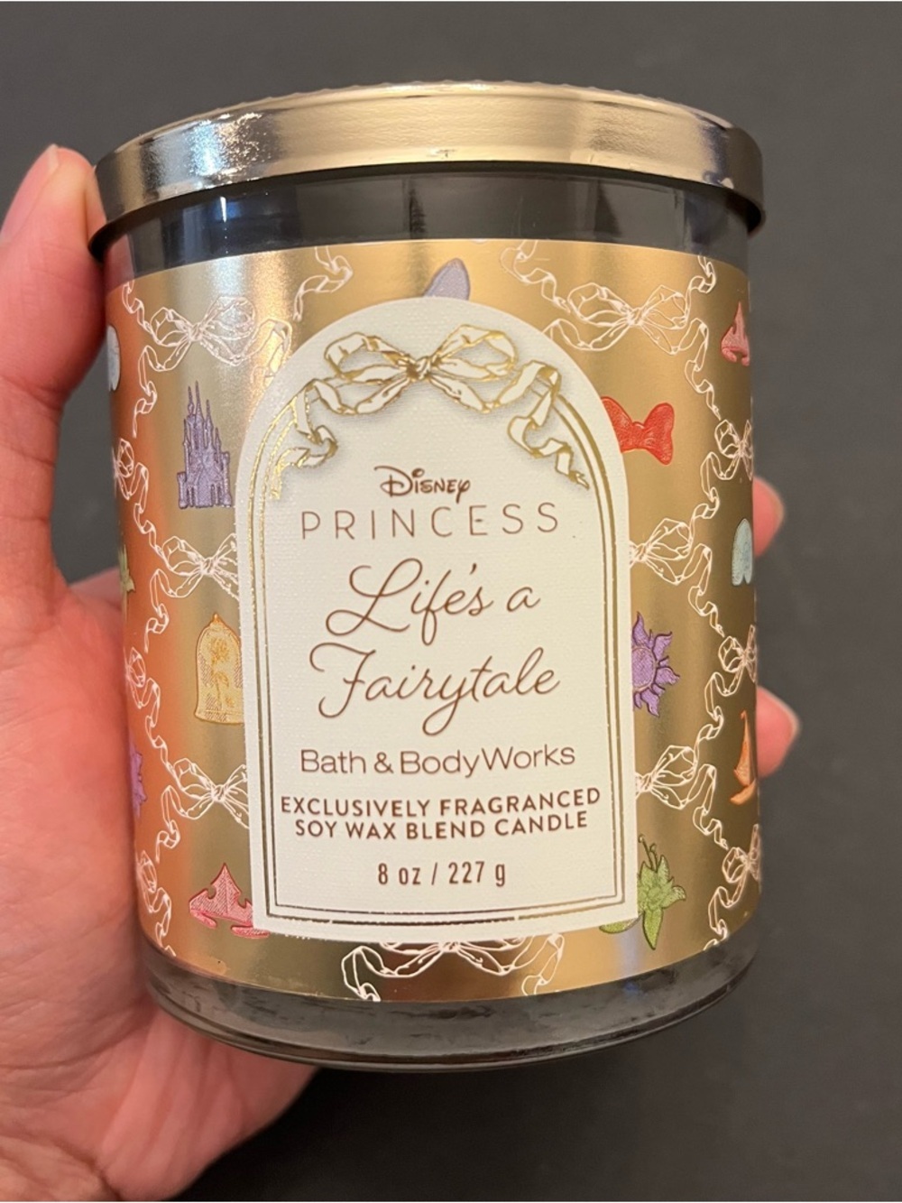 NEW Bath & Body Works Life’s a Fairytale 1 Wick Candle 8oz Limited